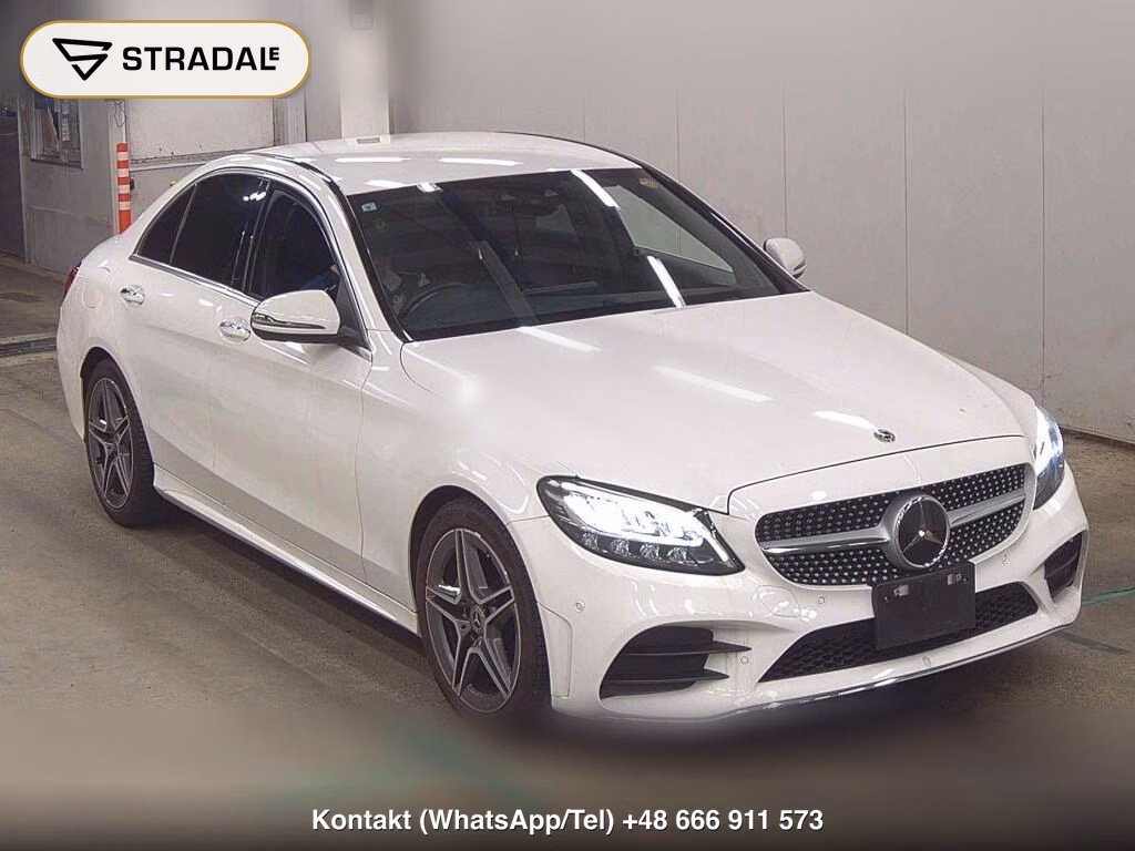 MERCEDES BENZ C-CLASS 4D C180 AVANTGARDE AMG LINE 2020, aukcja z Japonii, zdjęcie 1