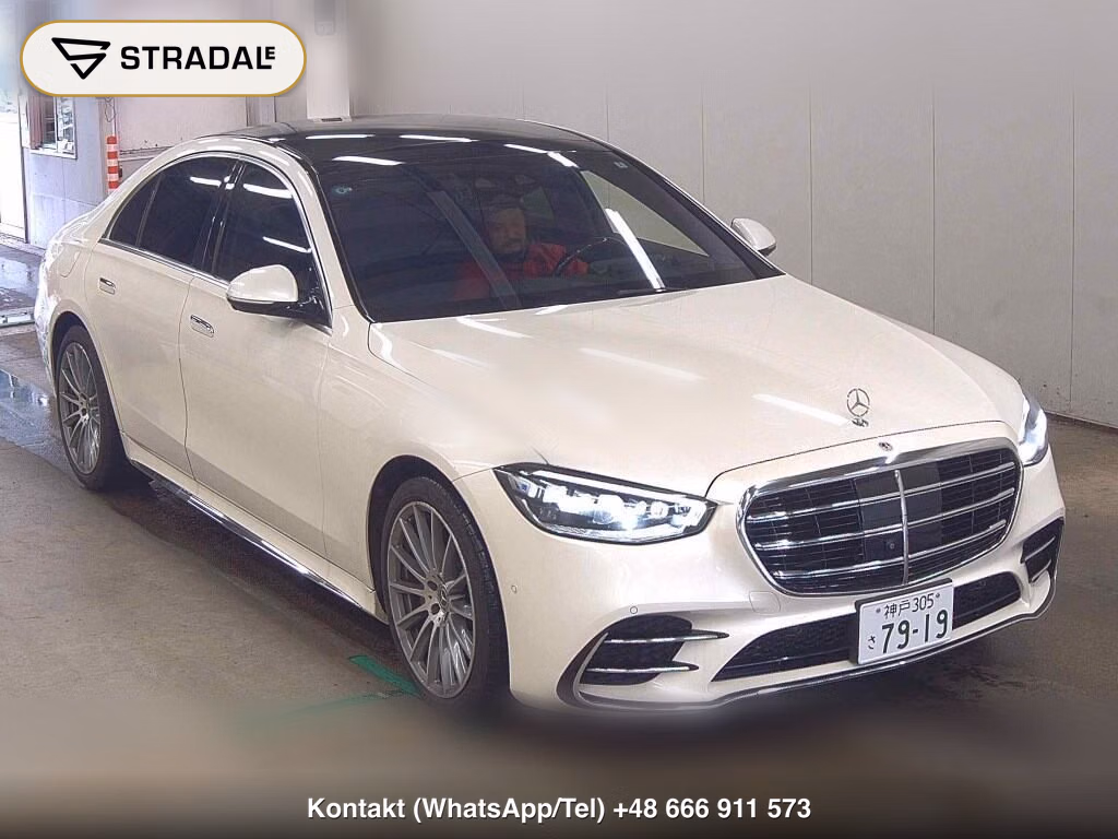 MERCEDES BENZ S-CLASS 4D 4WD S400D 4MATIC AMG LINE 2022, aukcja z Japonii, zdjęcie 1
