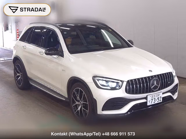 MERCEDES AMG GLC 4WD GLC43 4MATIC LEATHER EXCLUSIVE PACKAGE 2020, samochód z aukcji Japonii