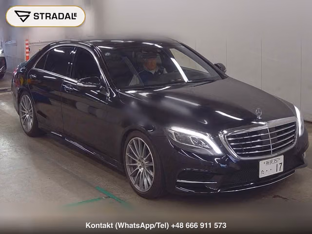 MERCEDES BENZ S-CLASS 4D S550 LONG AMG SPORTS PACKAGE 2015, samochód z aukcji Japonii