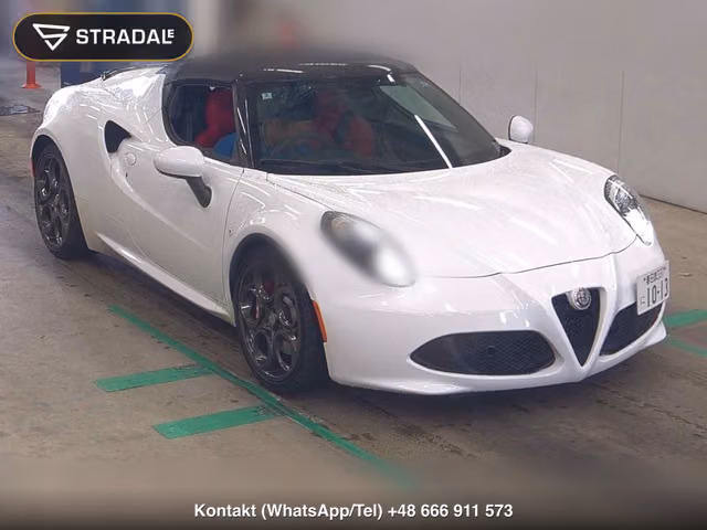 ALFA ROMEO 4C SPIDER BASE GRADE 2018, samochód z aukcji Japonii