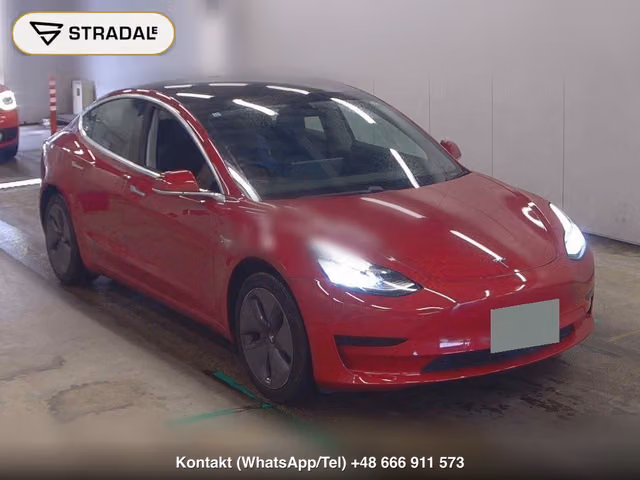TESLA MODEL 3 STANDARD RANGE PLUS 2019, samochód z aukcji Japonii