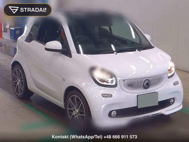 MCC SMART FORTWO COUPE BRABUS EXCLUSIVE LIMITED 2016, samochód z aukcji Japonii