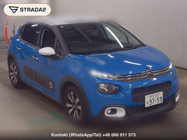 CITROEN C3 SHINE 2018, samochód z aukcji Japonii