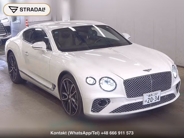 BENTLEY CONTINENTAL 2HT 4WD GT 2019, samochód z aukcji Japonii