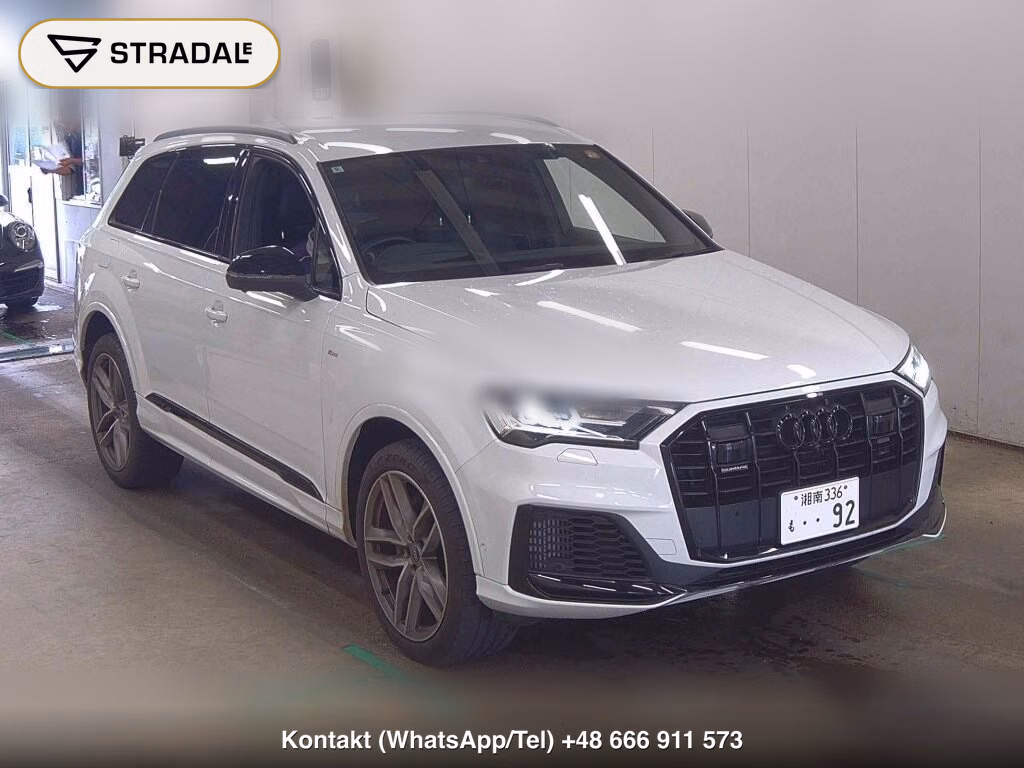 AUDI Q7 4WD 55TFSI QUATTRO S LINE 2022, aukcja z Japonii, zdjęcie 1