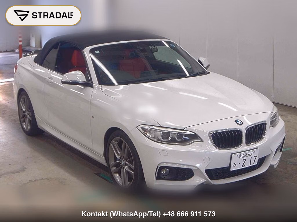BMW 2 SERIES OP 220I CABRIOLET M-SPORT 2016, aukcja z Japonii, zdjęcie 1