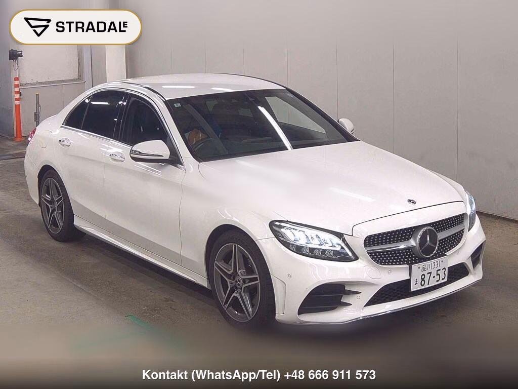 MERCEDES BENZ C-CLASS 4D C180 AVANTGARDE AMG LINE 2020, aukcja z Japonii, zdjęcie 1