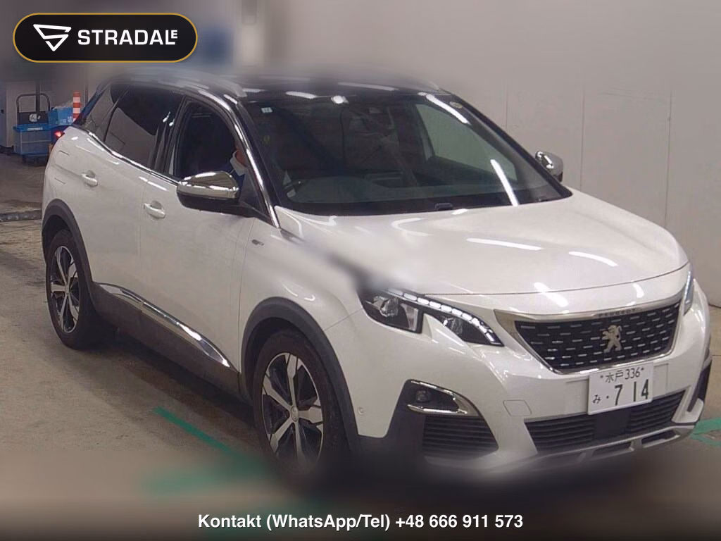 PEUGEOT 3008 GT BLUE HDI 2017, aukcja z Japonii, zdjęcie 1