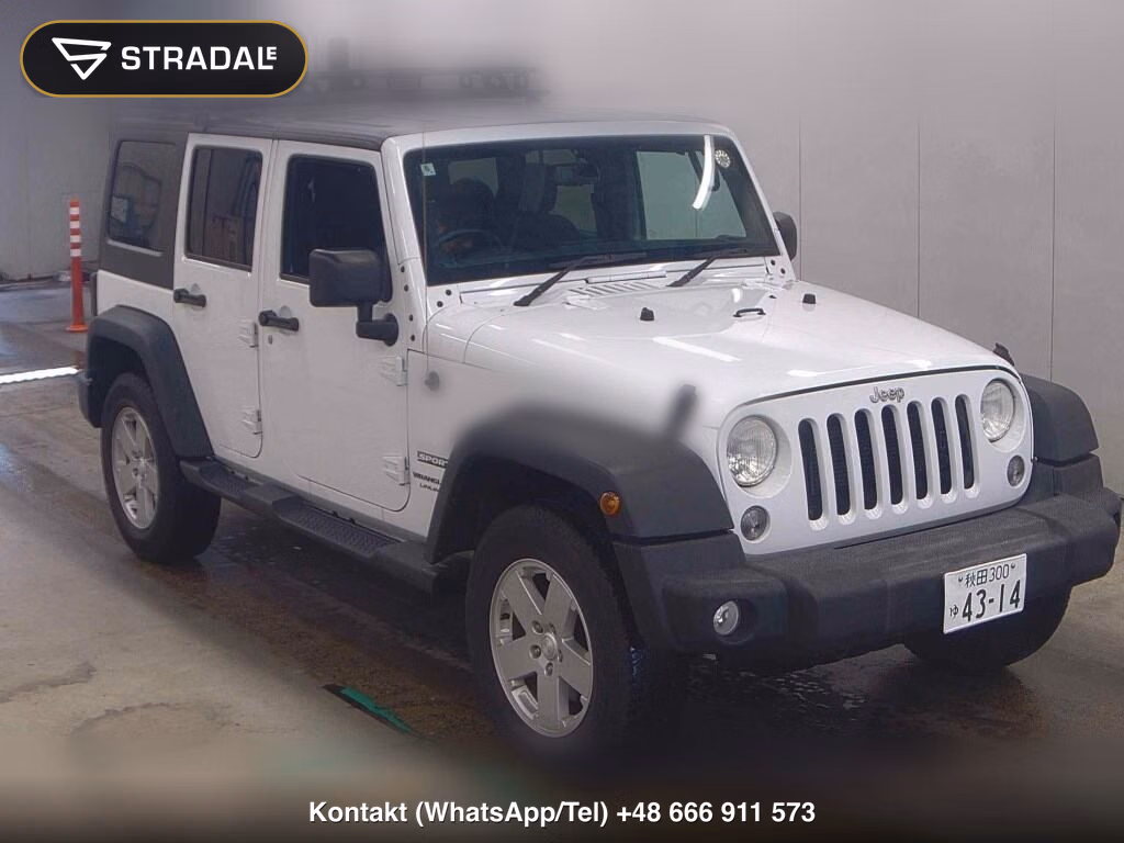 CHRYSLER JEEP JEEP WRANGLER UNLIMITED 4WD SPORT 2018, aukcja z Japonii, zdjęcie 1