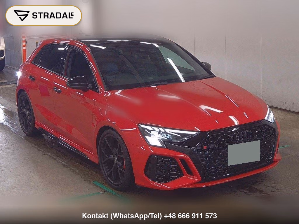 AUDI RS3 SPORTBACK 4WD BASE GRADE 2023, aukcja z Japonii, zdjęcie 1