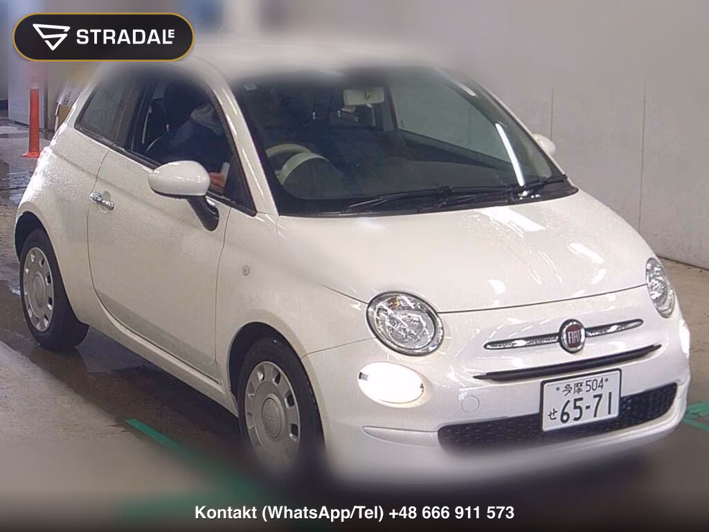FIAT 500 1.2 CULT 2022, aukcja z Japonii, zdjęcie 1
