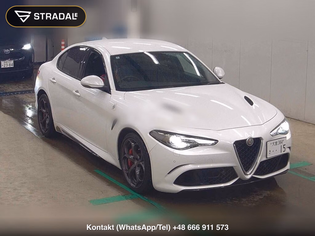 ALFA ROMEO GIULIA 4D 2.9 V6 BI-TURBO QUADRIFOGLIO 2019, aukcja z Japonii, zdjęcie 1