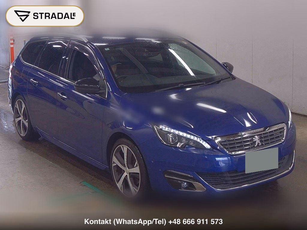 PEUGEOT 308 WG SW GT LINE 2016, aukcja z Japonii, zdjęcie 1