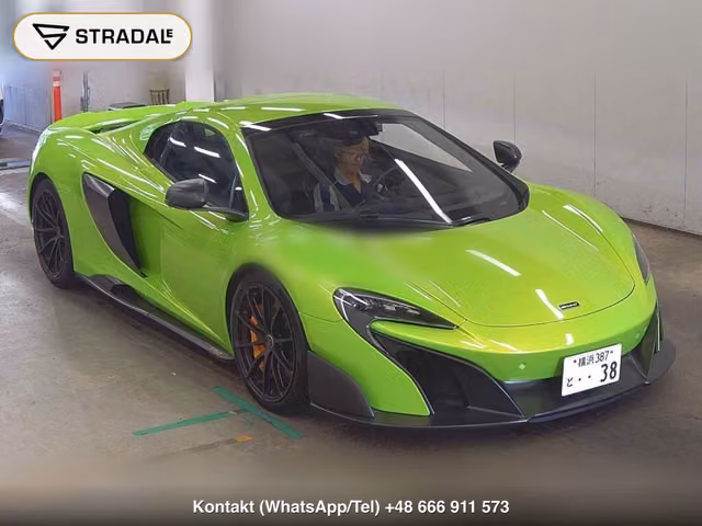 MCLAREN 675LT SPIDER BASE GRADE 2016, samochód z aukcji Japonii