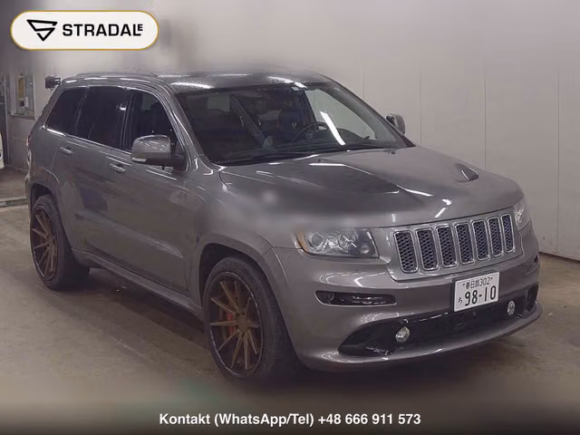 CHRYSLER JEEP JEEP GRAND CHEROKEE 4WD SRT8 2012, samochód z aukcji Japonii