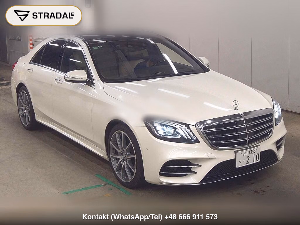 MERCEDES BENZ S-CLASS 4D S450 EXCLUSIVE AMG LINE PLUS 2019, aukcja z Japonii, zdjęcie 1