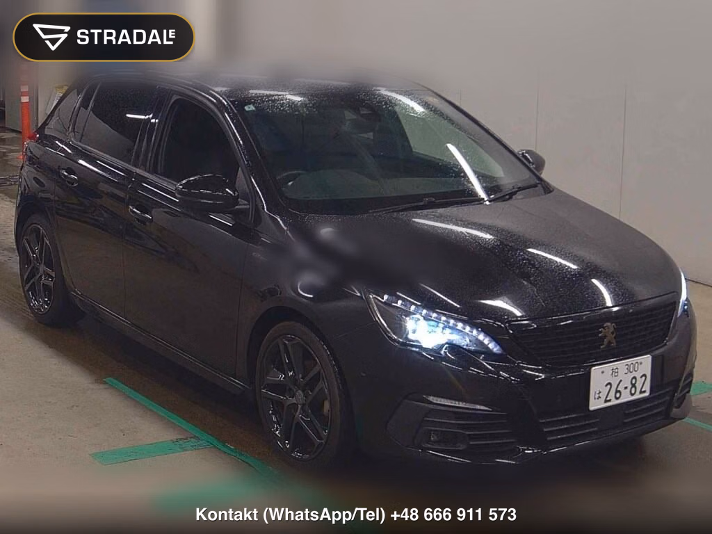 PEUGEOT 308 5D GT LINE BLUE HDI BLACK PACK 2020, aukcja z Japonii, zdjęcie 1