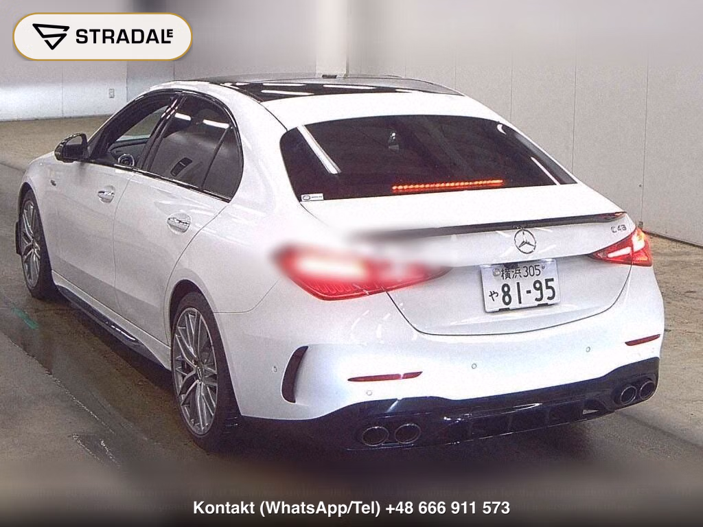 MERCEDES AMG C-CLASS 4D 4WD C43 4MATIC BSG MODEL, miniaturka 3