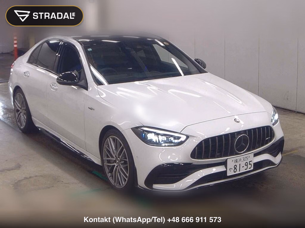 MERCEDES AMG C-CLASS 4D 4WD C43 4MATIC BSG MODEL 2023, aukcja z Japonii, zdjęcie 1