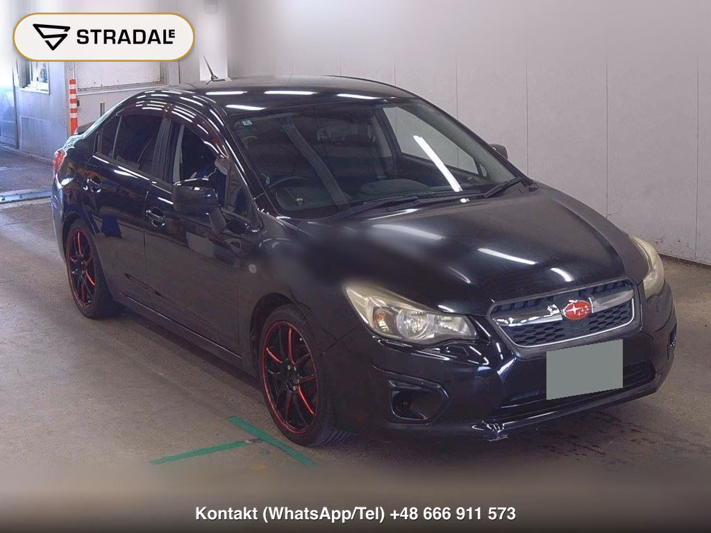 SUBARU IMPREZA G4 1.6I-L 2012, aukcja z Japonii, zdjęcie 1