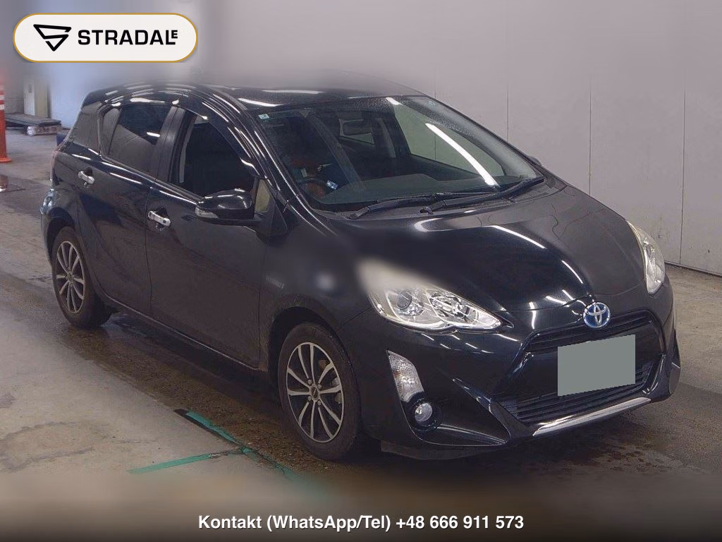 TOYOTA AQUA G BLACK SOFT LEATHER SELECTION 2015, aukcja z Japonii, zdjęcie 1