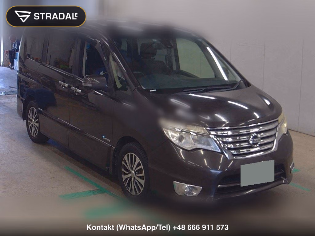 NISSAN SERENA 5D HIGHWAY STAR S-HYBRID ADVANCED SAFETY PA 2014, aukcja z Japonii, zdjęcie 1