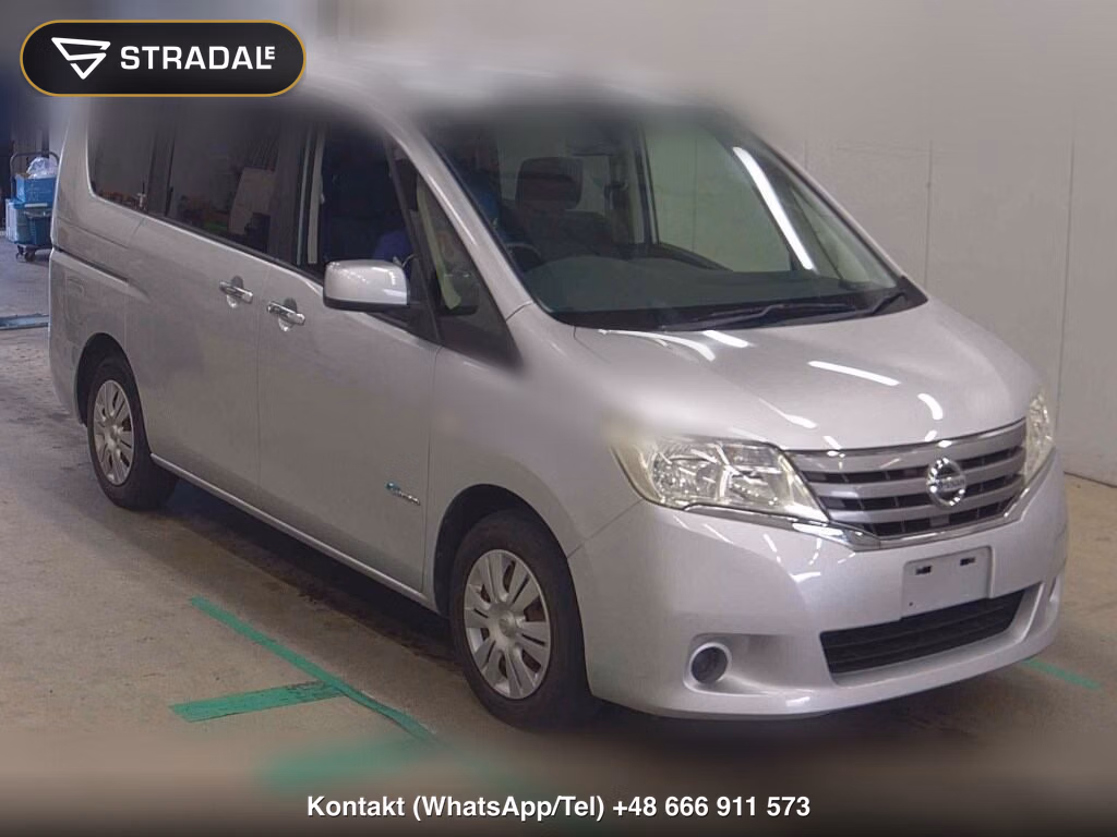 NISSAN SERENA 5D 20X S-HYBRID 2013, aukcja z Japonii, zdjęcie 1