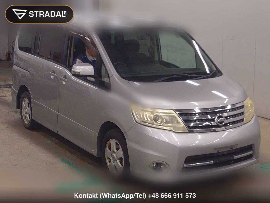 NISSAN SERENA 5D 4WD HIGHWAY STAR V SELECTION 2009, aukcja z Japonii, zdjęcie 1