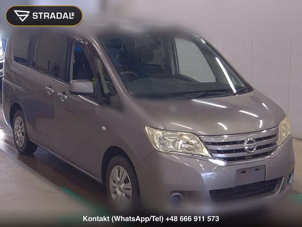 NISSAN SERENA 5D 20X 2012, aukcja z Japonii, zdjęcie 1