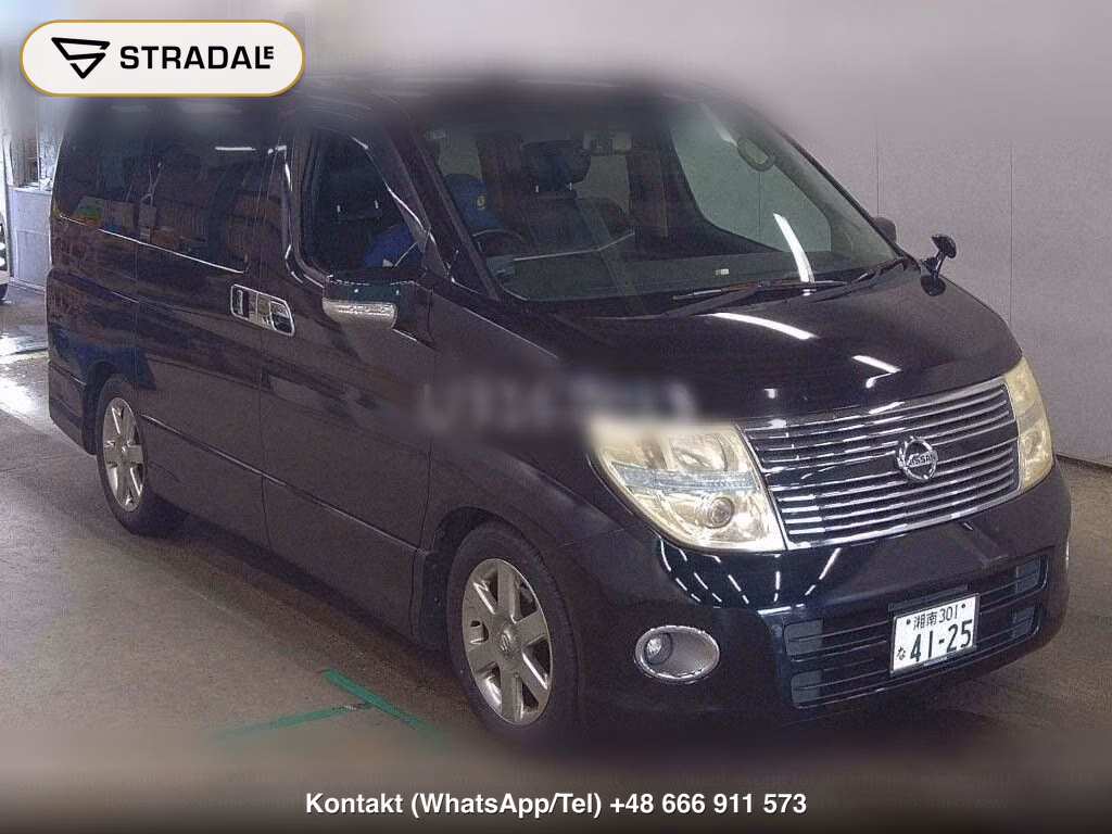 NISSAN ELGRAND 5D 250 HIGHWAY STAR BLACK LEATHER NAVI EDIT, miniaturka 2