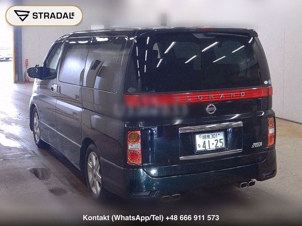 NISSAN ELGRAND 5D 250 HIGHWAY STAR BLACK LEATHER NAVI EDIT, miniaturka 3