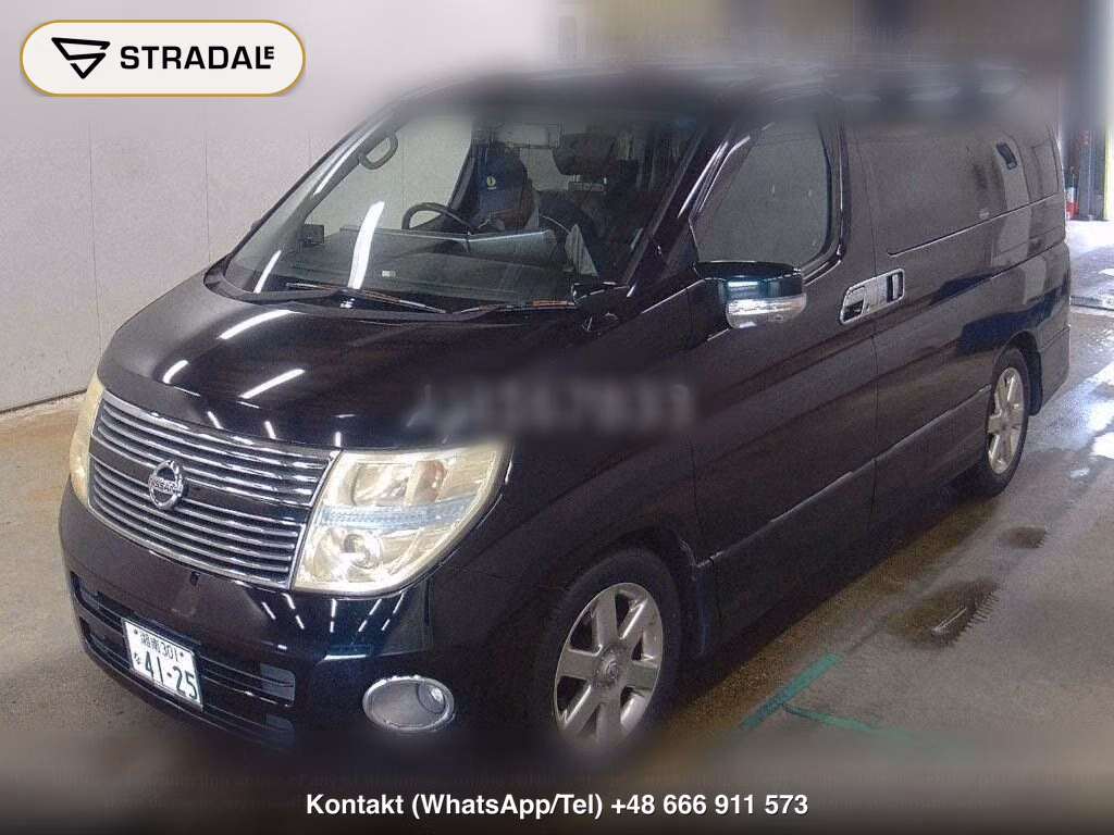 NISSAN ELGRAND 5D 250 HIGHWAY STAR BLACK LEATHER NAVI EDIT, miniaturka 5