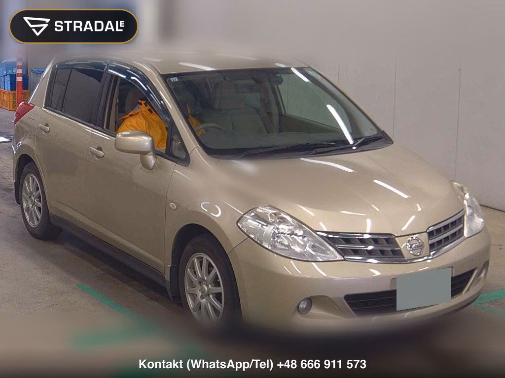 NISSAN TIIDA 15M SV + PLASMA 2012, aukcja z Japonii, zdjęcie 1