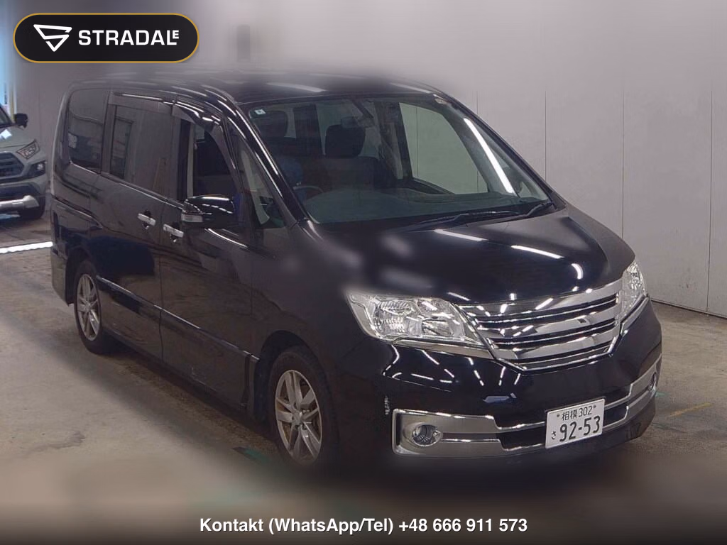 NISSAN SERENA 5D RIDER 2012, aukcja z Japonii, zdjęcie 1
