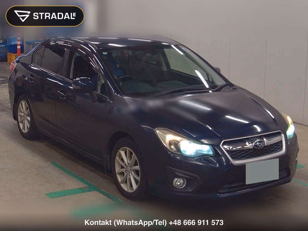 SUBARU IMPREZA G4 4WD 2.0I EYESIGHT 2013, aukcja z Japonii, zdjęcie 1