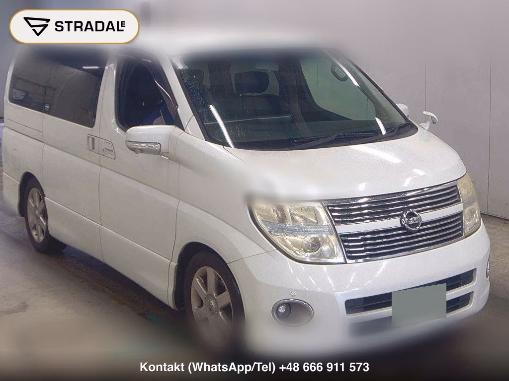 NISSAN ELGRAND 5D 250 HIGHWAY STAR BLACK LEATHER EDITION 2008, aukcja z Japonii, zdjęcie 1