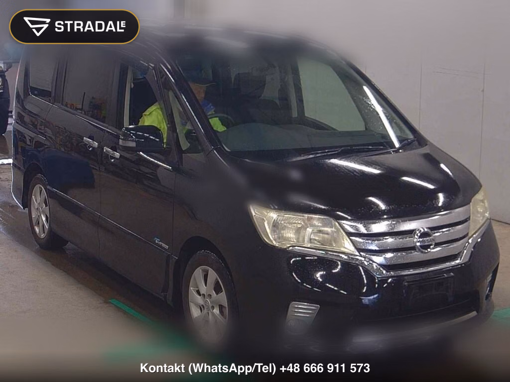 NISSAN SERENA 5D HIGHWAY STAR S-HYBRID 2013, aukcja z Japonii, zdjęcie 1