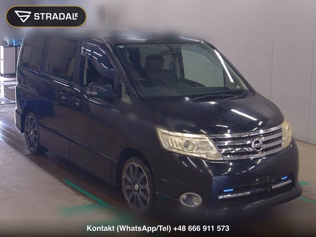 NISSAN SERENA 5D HIGHWAY STAR V SELECTION 2009, aukcja z Japonii, zdjęcie 1