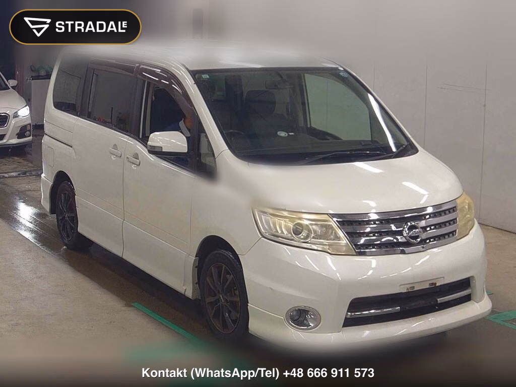 NISSAN SERENA 5D HIGHWAY STAR V AERO SELECTION 2009, aukcja z Japonii, zdjęcie 1