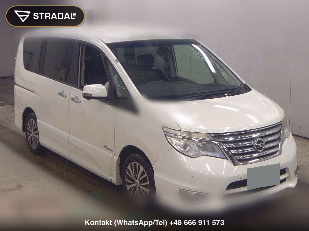NISSAN SERENA 5D HIGHWAY STAR S-HYBRID ADVANCED SAFETY PA 2016, aukcja z Japonii, zdjęcie 1