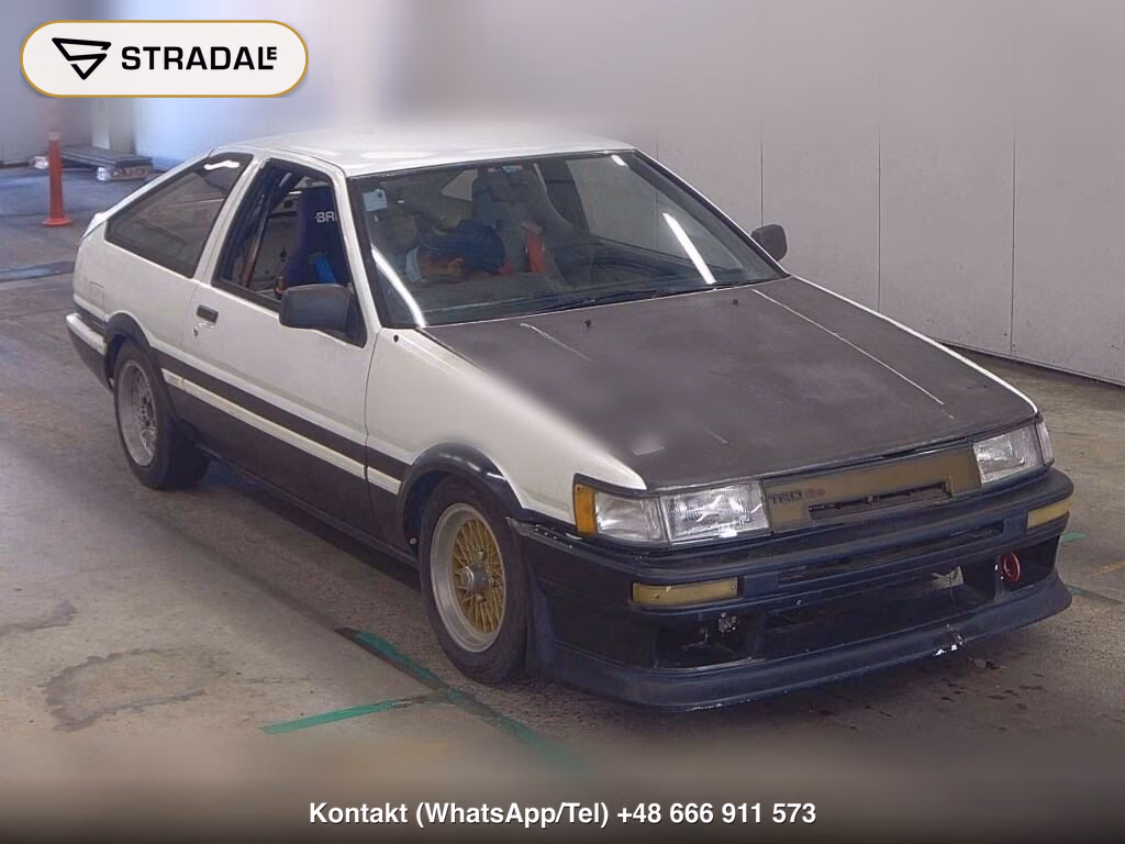 TOYOTA COROLLA LEVIN 2D GT APEX 1986, aukcja z Japonii, zdjęcie 1