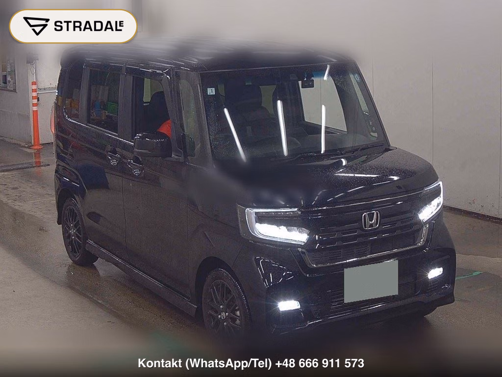 HONDA N-BOX CUSTOM 4WD L･TURBO STYLE PLUS BLACK 2023, aukcja z Japonii, zdjęcie 1