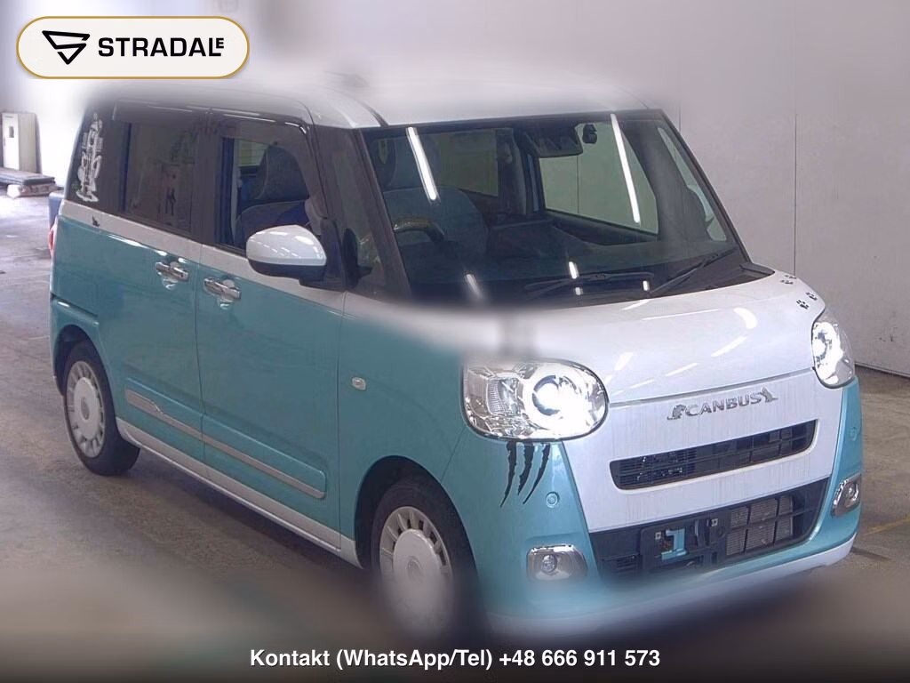 DAIHATSU MOVE CANBUS STRIPES G TURBO 2023, aukcja z Japonii, zdjęcie 1
