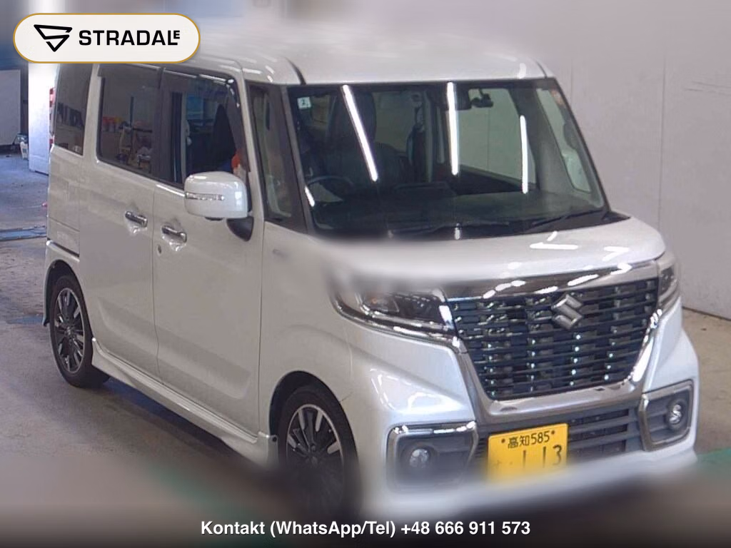 SUZUKI SPACIA CUSTOM HYBRID XS TURBO 2018, aukcja z Japonii, zdjęcie 1