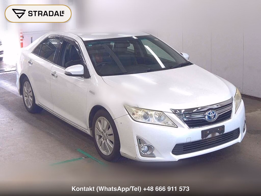 TOYOTA CAMRY 4D HYBRID LEATHER PACKAGE 2012, aukcja z Japonii, zdjęcie 1