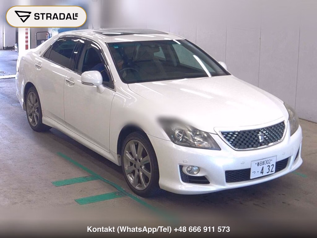 TOYOTA CROWN 4D 2.5 ATHLETE NAVI PACKAGE 2008, aukcja z Japonii, zdjęcie 1