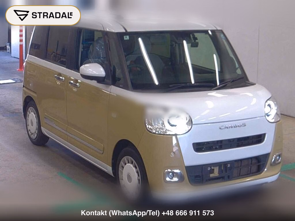 DAIHATSU MOVE CANBUS STRIPES G TURBO 2022, aukcja z Japonii, zdjęcie 1