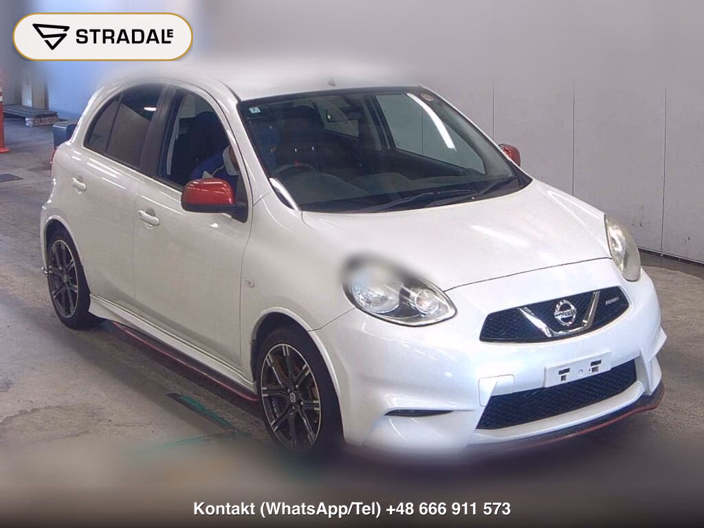 NISSAN MARCH 5D NISMO 2016, aukcja z Japonii, zdjęcie 1