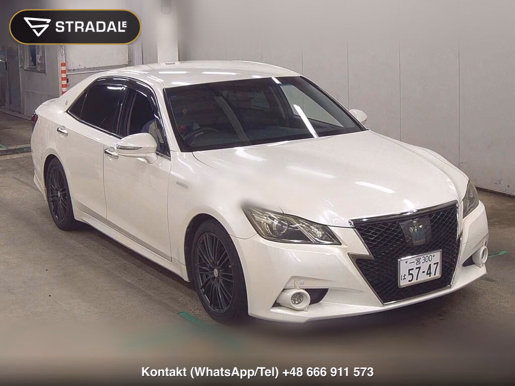 TOYOTA CROWN HYBRID ATHLETE S BLACK STYLE 2015, aukcja z Japonii, zdjęcie 1